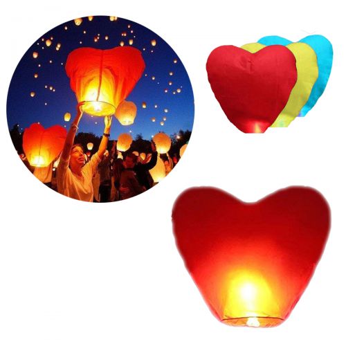 Китайський ліхтарик "Серце" фото
