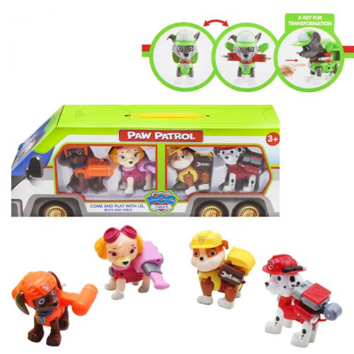 Набір фігурок "Щенячий патруль: Зума, Скай, Здоровань, Маршал"  мініатюра фото 1