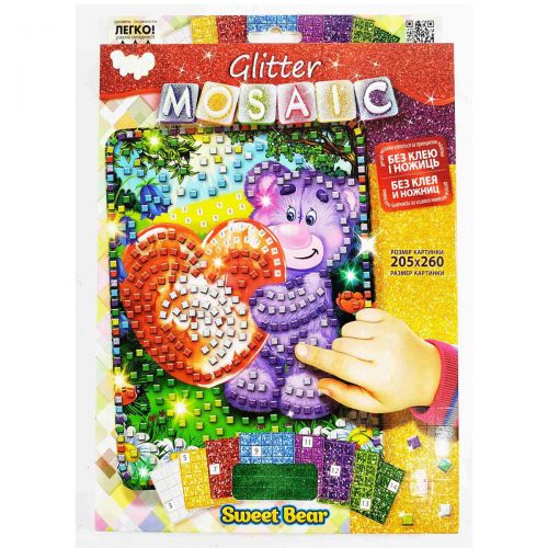 Набір для творчості "Блискуча мозаїка: Мишко" фото