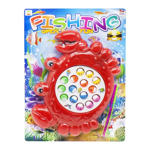 Интерактивная игрушка "Рыбалка: Крабик", красный фото