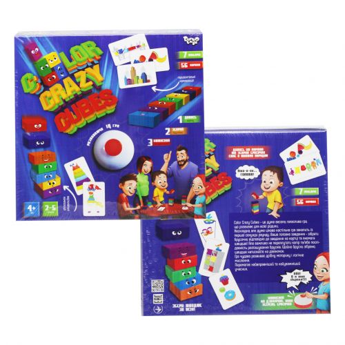 Интересная развлекательная игра "Color Crazy Cubes", укр фото