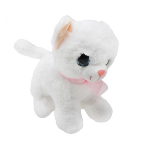 Мягкая игрушка "Котенок", белый фото