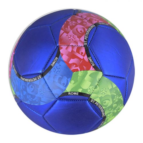 М'яч футбольний №5, синій фото