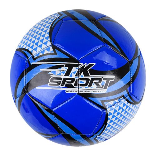 Мяч футбольный "TK Sport", синий фото