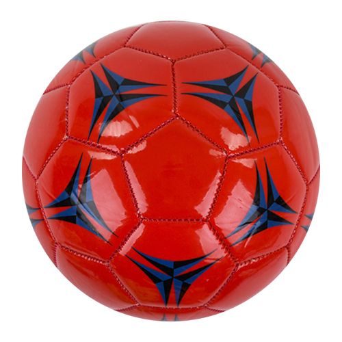 Мяч футбольный размер № 2 красный микс фото