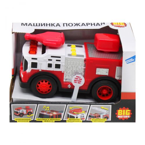 Машинка пластикова Пожежна вид 1 картинка Машинка пластикова Пожежна вид 1 фото
