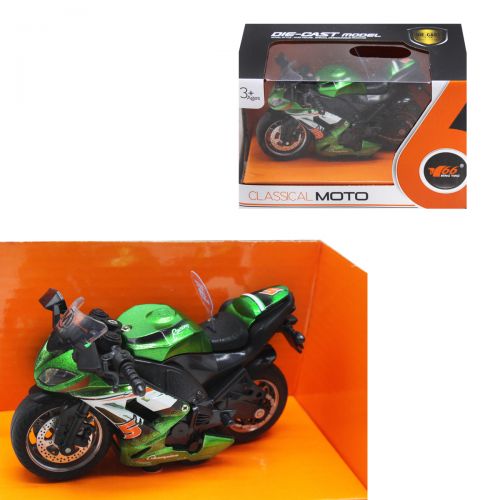 Мотоцикл "Classical moto", зелений фото