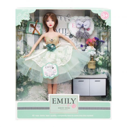 Лялька "Emily Fashion Classics" з квітами  мініатюра фото 1