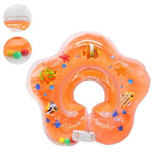 Круг для купання немовлят (помаранчевий) фото