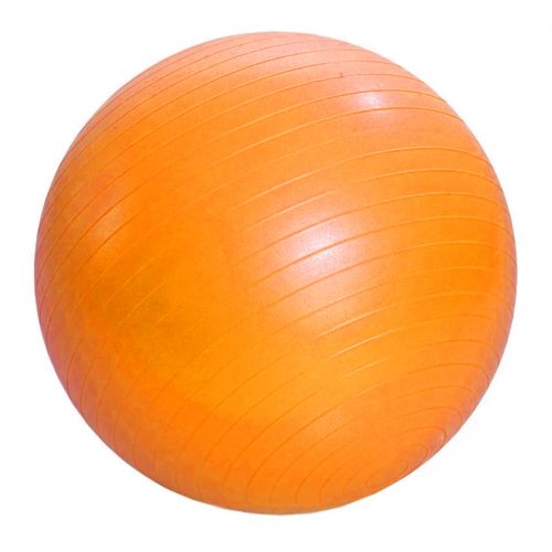 М'яч гумовий для фітнесу, 55 см (помаранчевий) фото
