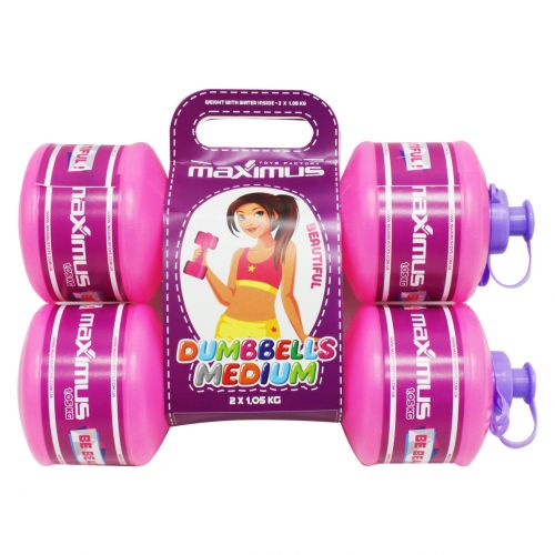 Гантели-бутылочки "Для девочки", 2 штуки (1,5 кг) фото