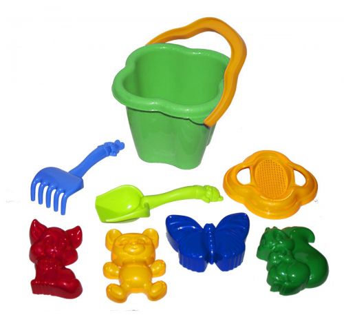 Пісочний набір "Дзвіночок" №2 (зелений)  мініатюра фото 1