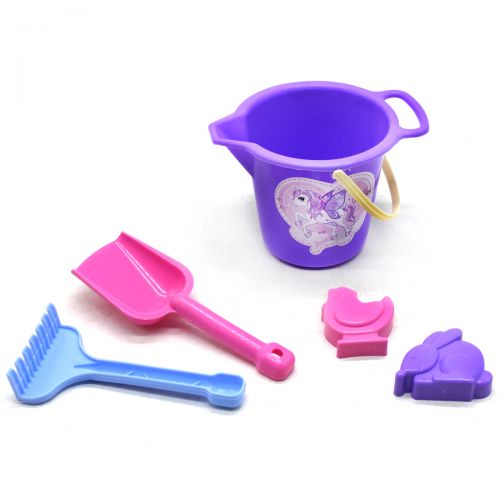 Песочный набор "Единорожка", фиолетовый фото