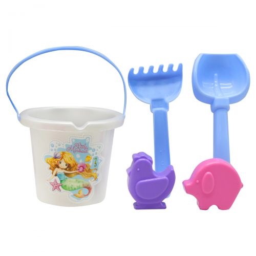 Пісочний набір "Русалонька", сріблястий  мініатюра фото 1