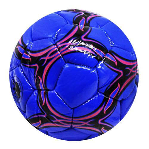 Мяч футбольный размер № 2 синий микс фото