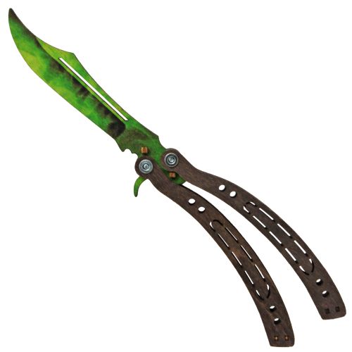 Нож Бабочка "CS GO (Emerald)" фото