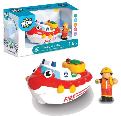 Іграшка для ванної "Wow Toys: Пожежний човен" мініатюра фото 1 Іграшка для ванної "Wow Toys: Пожежний човен" мініатюра фото 1