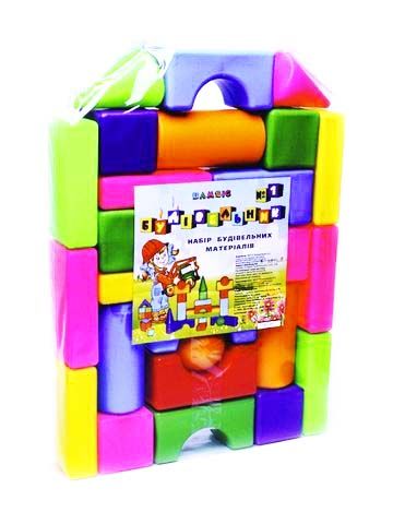 Кубики "Будівельник"  мініатюра фото 1