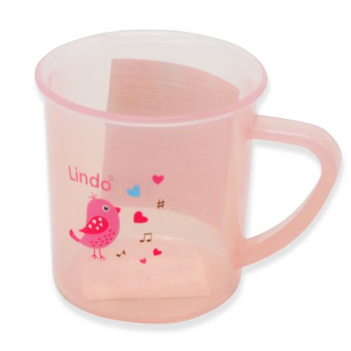 Дитяча чашка 150 мл, рожева фото