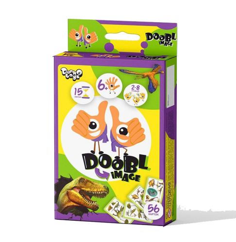 Настольная игра "Doobl Image, Dino", укр фото