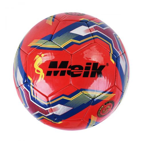Мяч футбольный "Meik", красный фото