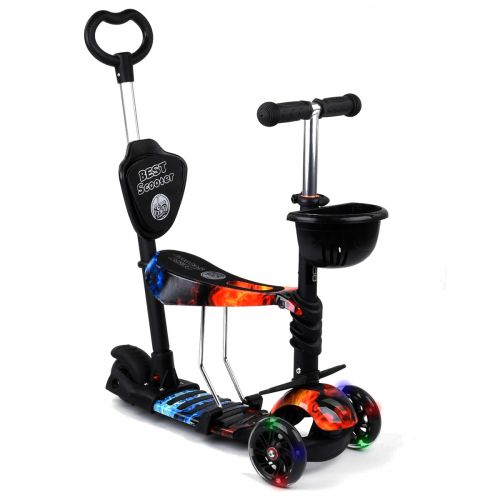 Самокат с ручкой "Best Scooter" картинка Самокат с ручкой "Best Scooter" фото