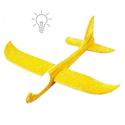 Метательный планер "Пенолет" 50 см (желтый) фото