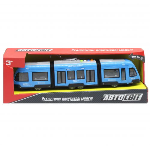 Трамвай "Автосвіт", блакитний фото