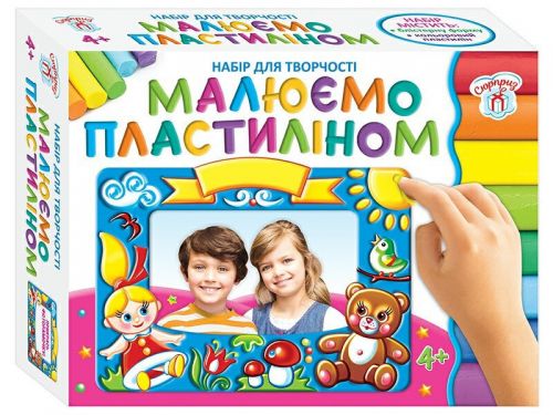 Набір для творчості "Фоторамка з пластиліну: дівчинка та ведмежа" картинка Набір для творчості "Фоторамка з пластиліну: дівчинка та ведмежа" фото