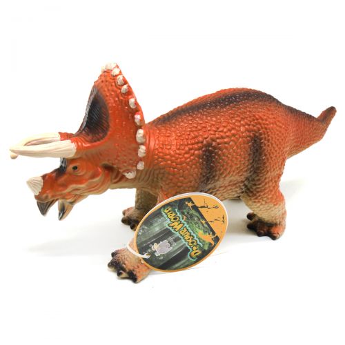 Игрушка резиновая "Динозавр: Трицератопс", вид 5 фото
