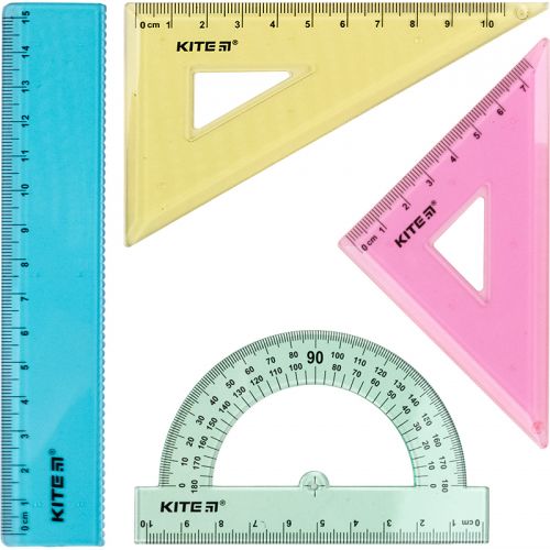 Набор линеек "Ruler Set", разноцветный фото