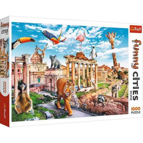 Пазлы "Веселые города: Дикий Рим", 1000 элементов фото