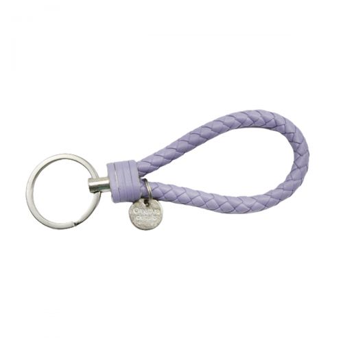 Брелок для ключів "Косичка", фіолетовий фото