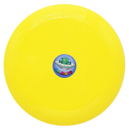 Летающая тарелка (фрисби), желтый фото