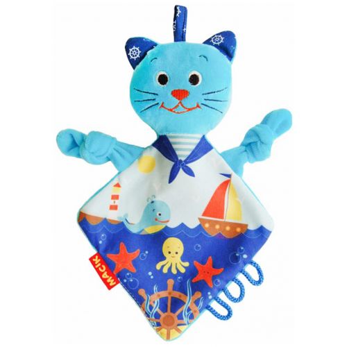 Іграшка обіймашка "Кіт моряк" фото