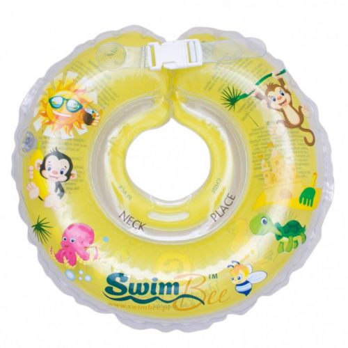 Круг для купания младенцев, желтый фото