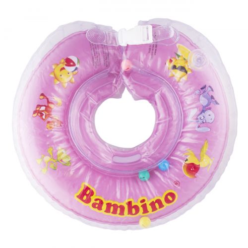Круг для купання немовлят "Bambino", рожевий фото