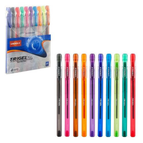 Набір кольорових гелевих ручок, 10 шт фото