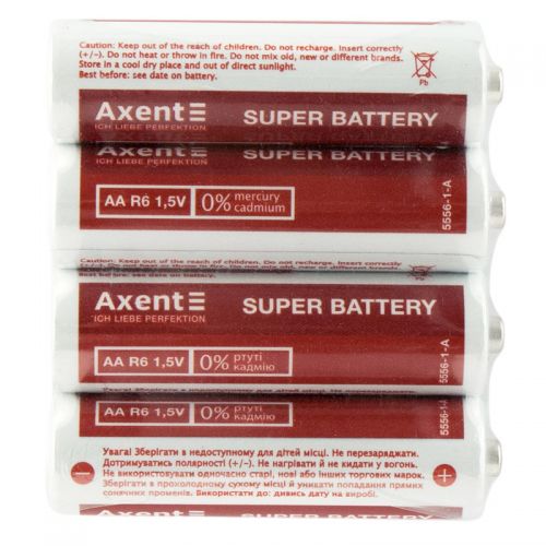 Батарейки "AXENT АА", 4 шт фото