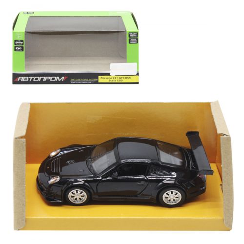 Машина металева "Porsche 911 GT3 RSR" із серії "Автопром" (чорна)  мініатюра фото 1