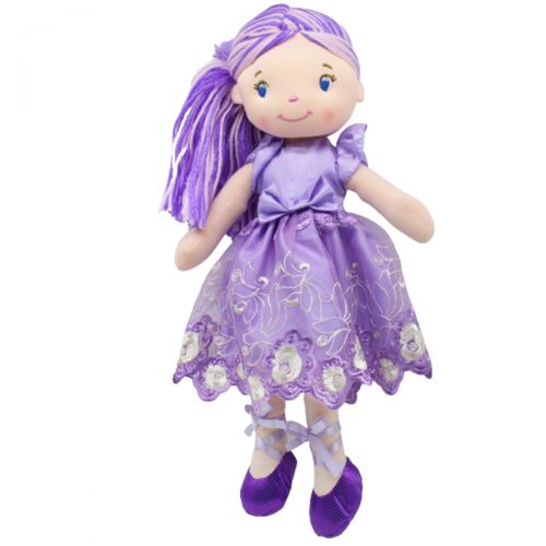 Лялька м'яка, фіолетовий фото