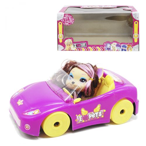 Машинка с питомцем "VIP pets", розовая фото