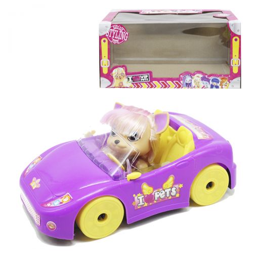 Машинка с питомцем "VIP pets", фиолетовая фото