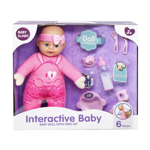 Пупс плюшевый "Interactive Baby", вид 2 фото