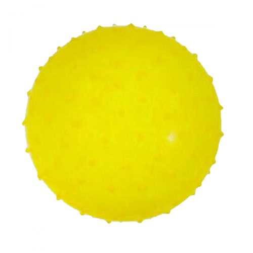 Мячик с пупырышками, желтый фото