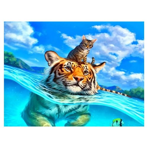 Алмазна мозаїка "Тигр" фото