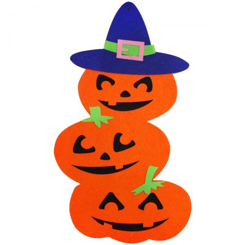 Підвіска з фетру, "Happy Halloween: Гарбузи"  мініатюра фото 1