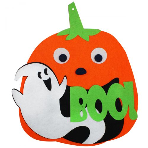 Підвіска з фетру, "Happy Halloween: Щасливий привид"  мініатюра фото 1