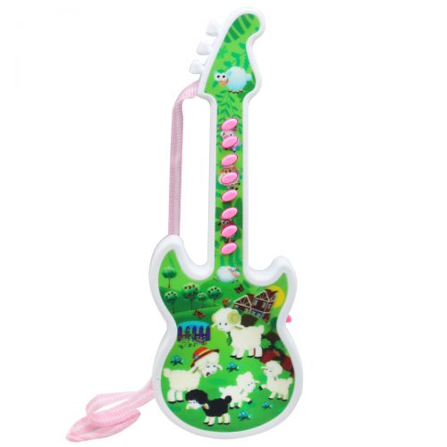 Музыкальная игрушка "Гитара", белая фото