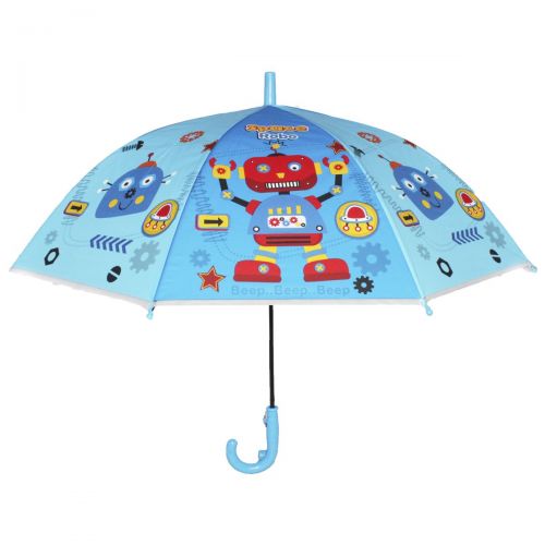 Уценка.  Зонтик детский, синий - согнуты спицы фото